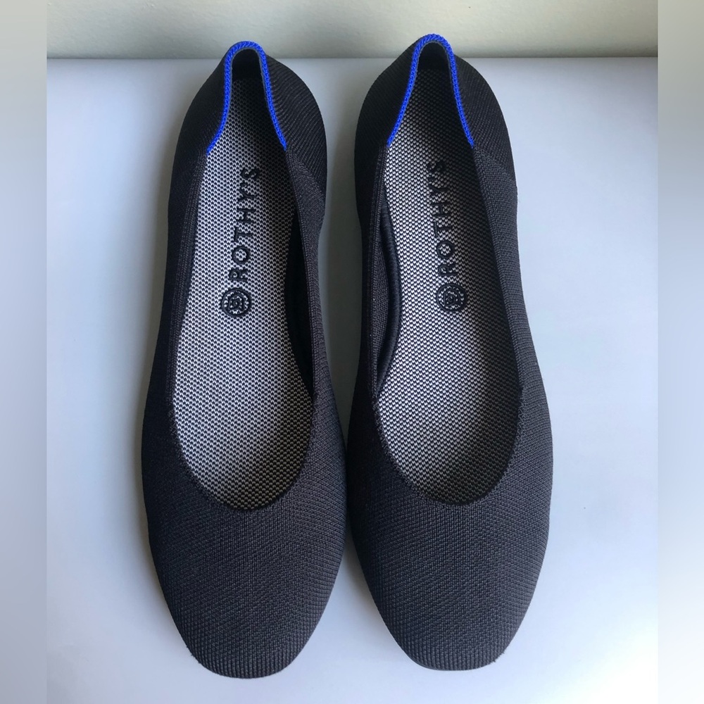 Rothy’s Black Knit Classic Loafers Ballet Flat Size: W13